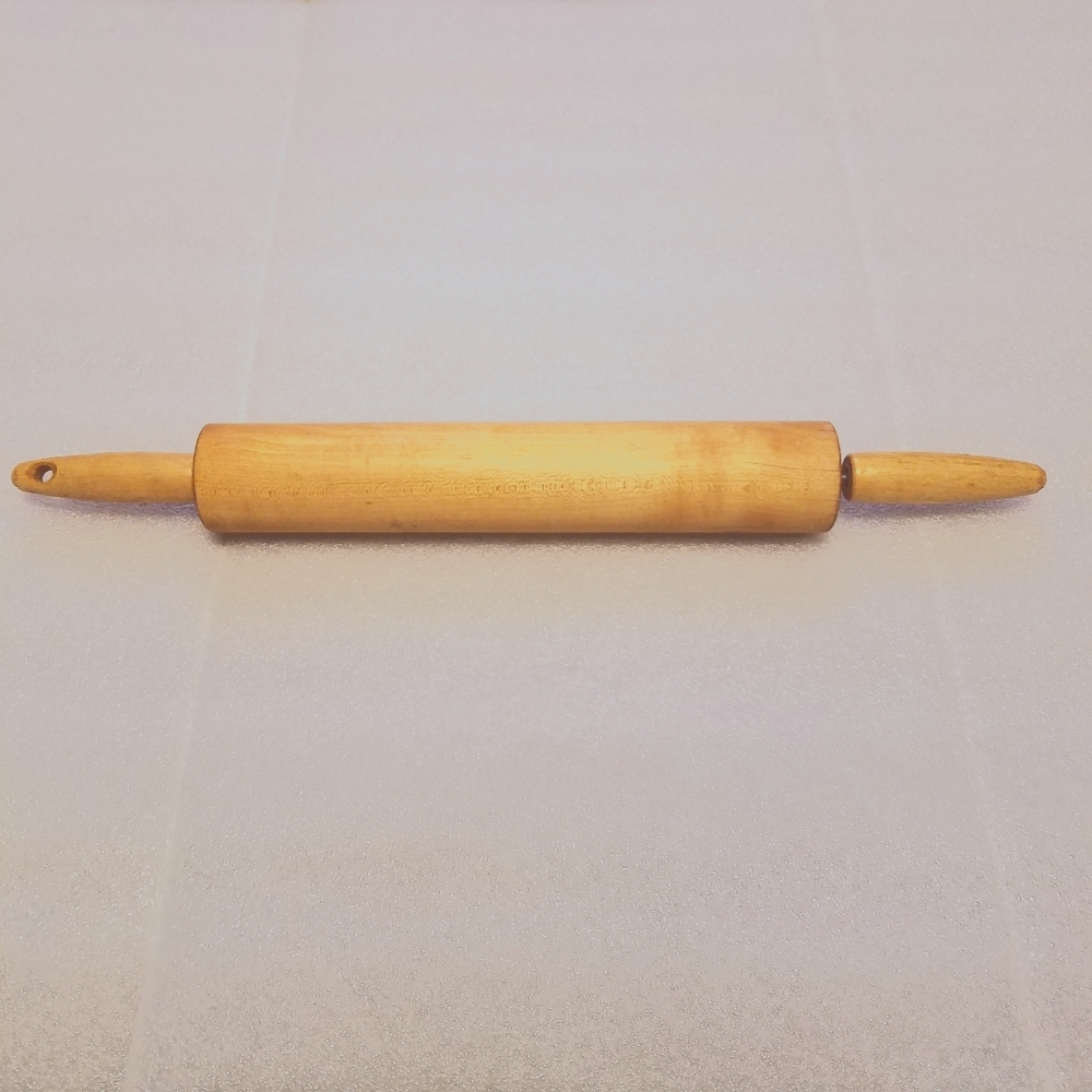 Vintage solid wood rolling pin